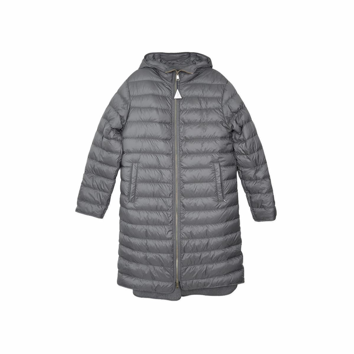 MONCLER 몽클레어 본레포스 캐시미어 다운 코트 그레이 2 울·캐시미어