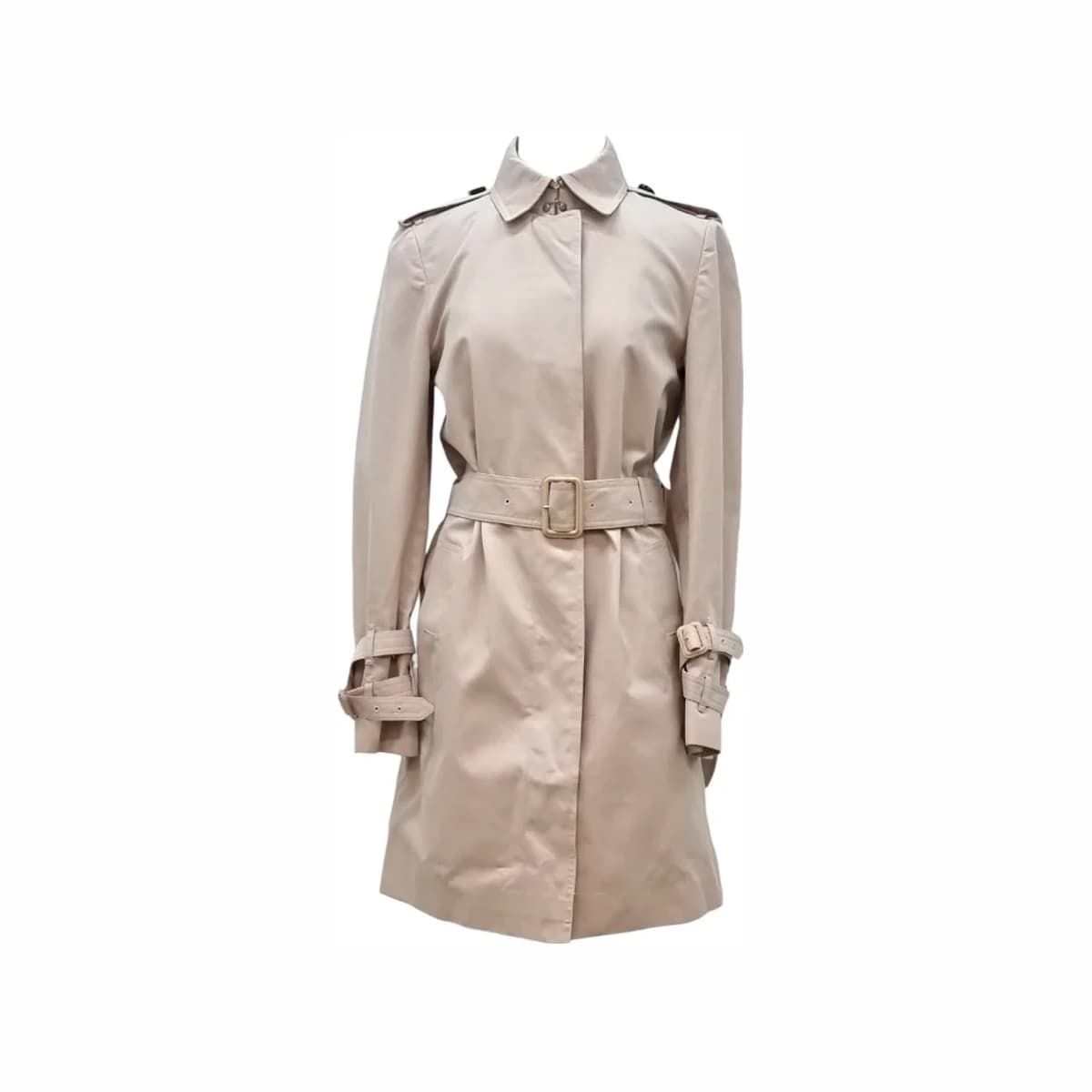 BURBERRY 버버리 개버딘 트렌치코트 핑크 베이지 UK8