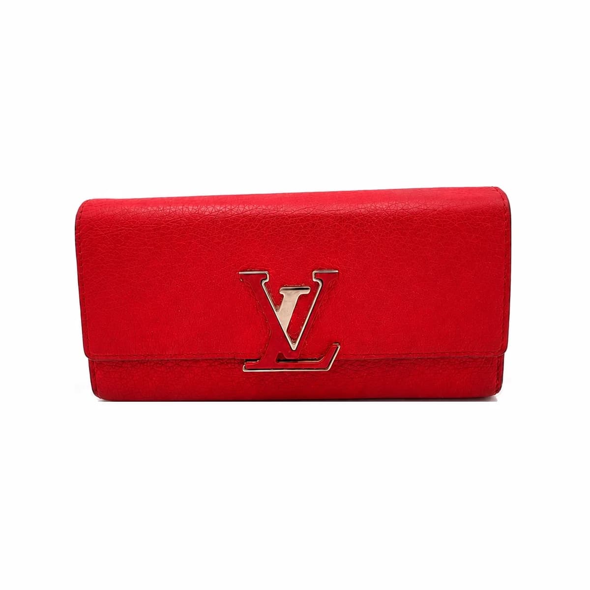 LOUIS VUITTON 루이비통 카퓌신 장지갑 레드