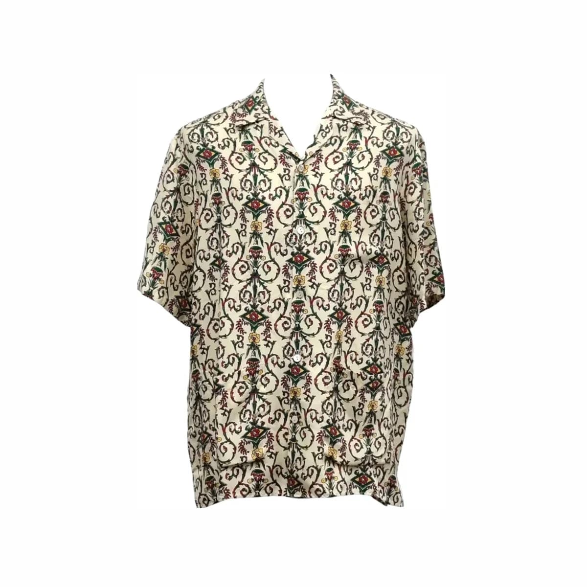 GUCCI 구찌 남성 실크 셔츠 베이지 54701802