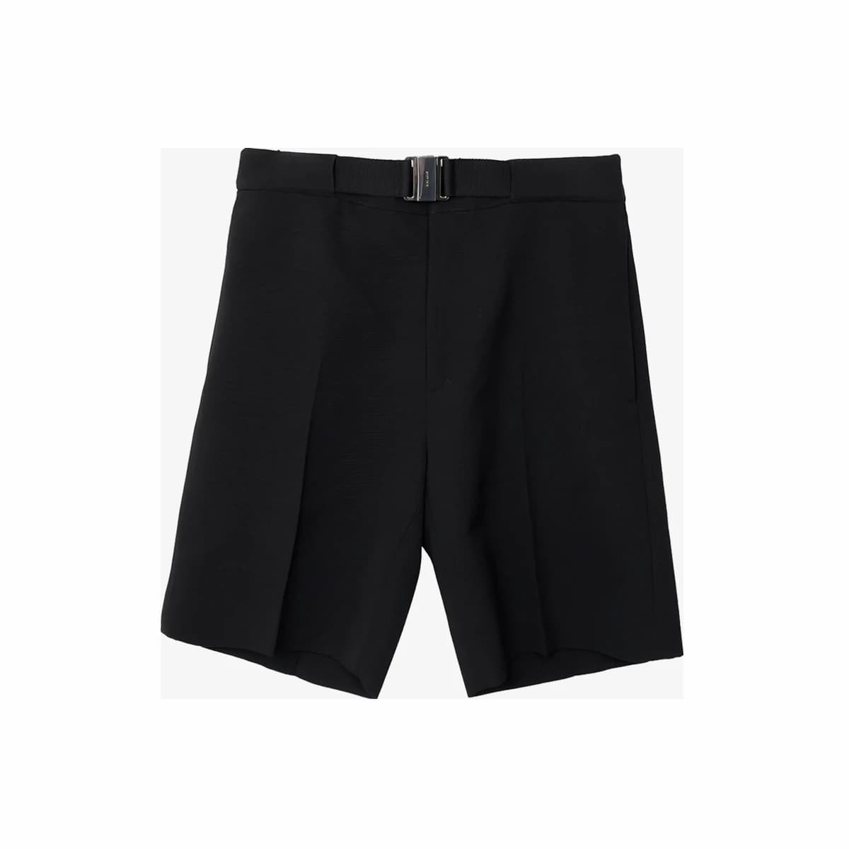 GIVENCHY 지방시 버클 울 팬츠 블랙 46 울·캐시미어