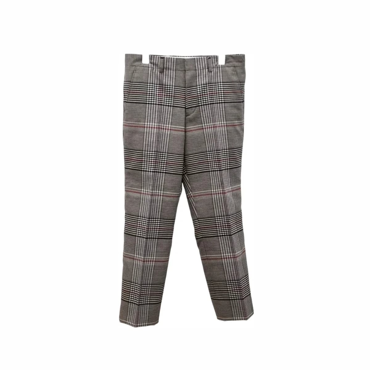 BURBERRY 버버리 남성 타탄 체크 테일러드 팬츠 베이지 46