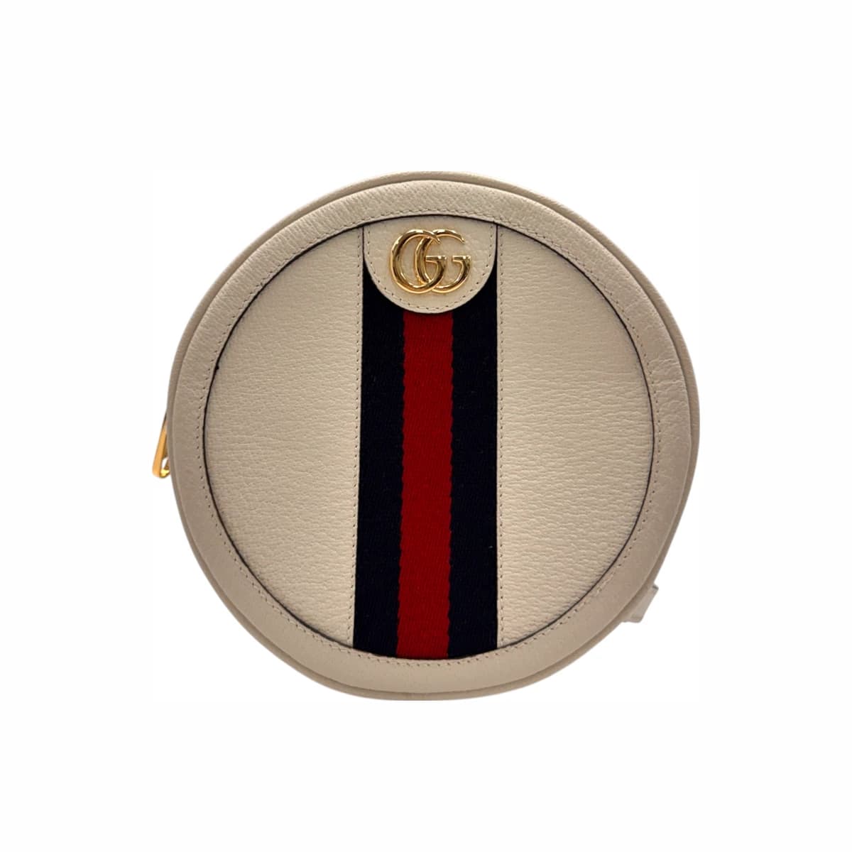 GUCCI 구찌 화이트 오피디아 미니 라운드 숄더백