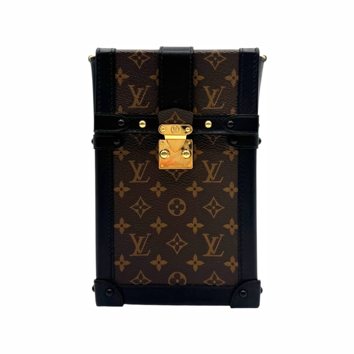 LOUIS VUITTON 루이비통 모노그램 버티컬 트렁크 크로스백(내장칩)
