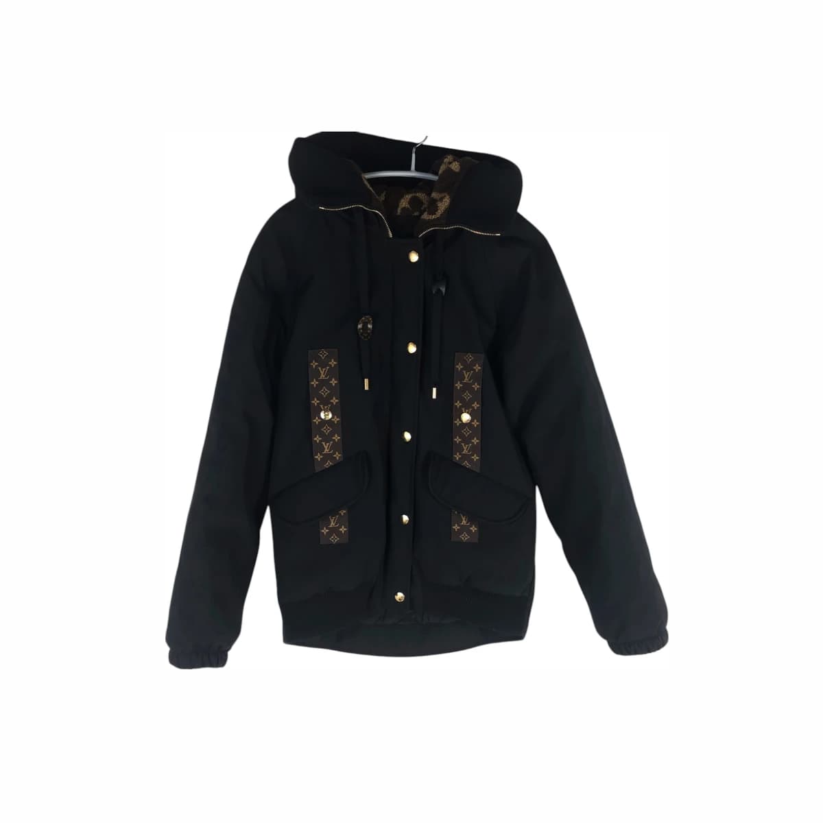 LOUIS VUITTON 루이비통 모노그램 하이넥 파카 자켓 34