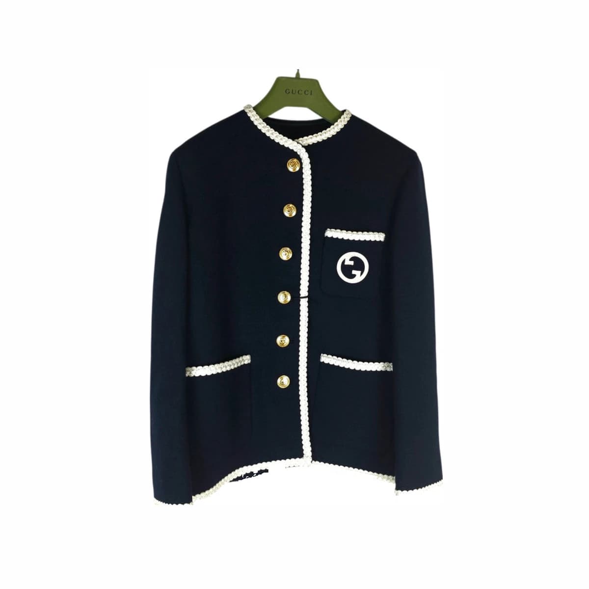 GUCCI 구찌 레트로 트위드 자켓 36