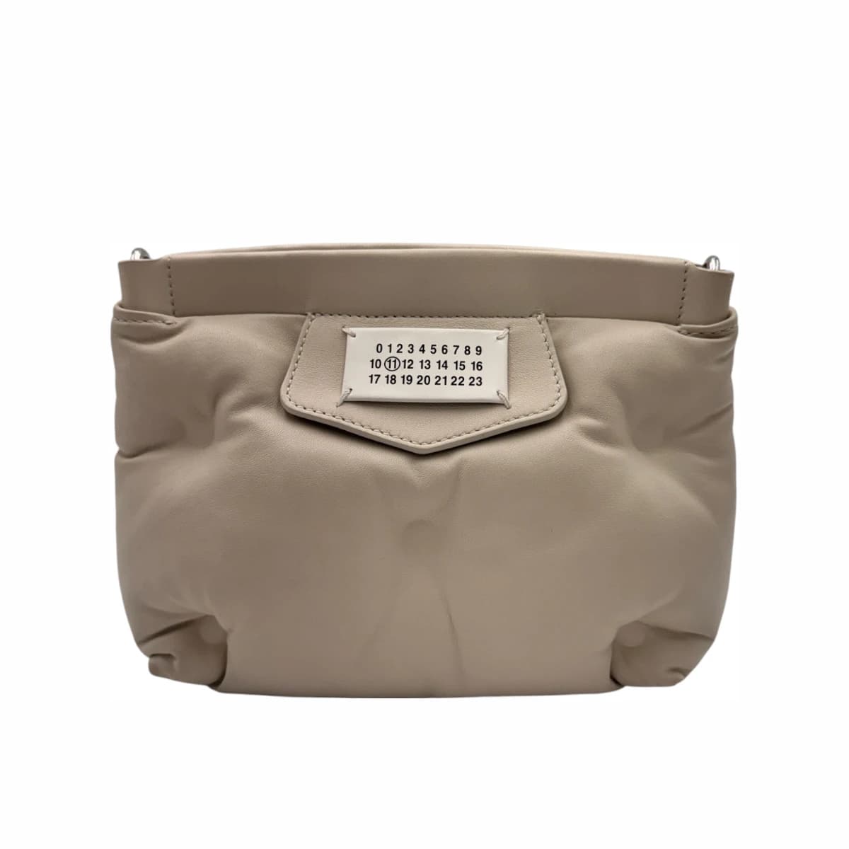 MAISON MARGIELA 메종마르지엘라 오프 화이트 글램슬램 레드카펫 미니 체인 숄더백 가죽