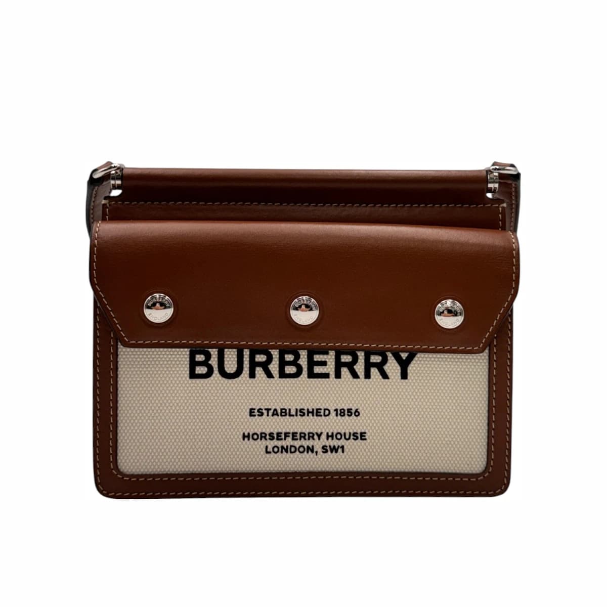 BURBERRY 버버리 미니 포켓 호스페리 프린트 타이틀 크로스백
