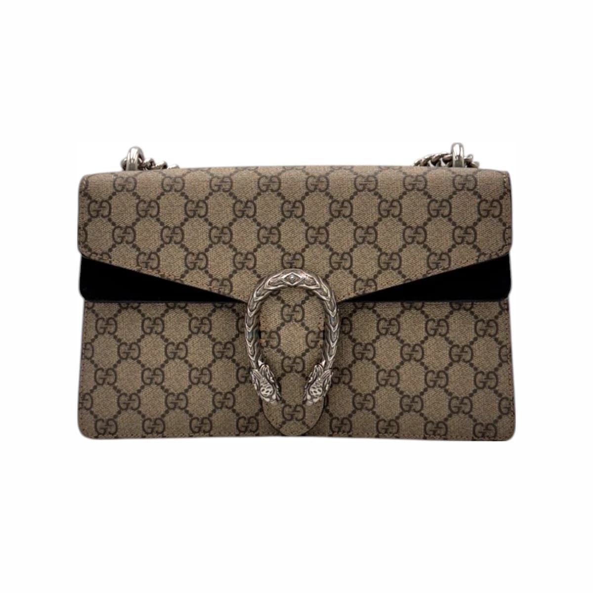GUCCI 구찌 디오니소스 수프림 체인 숄더백 가죽