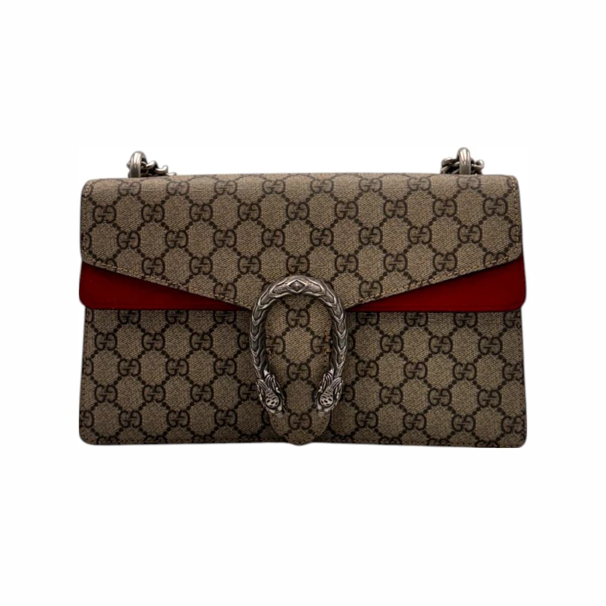 GUCCI 구찌 디오니소스 GG 수프림 체인 숄더백 ( ) 가죽
