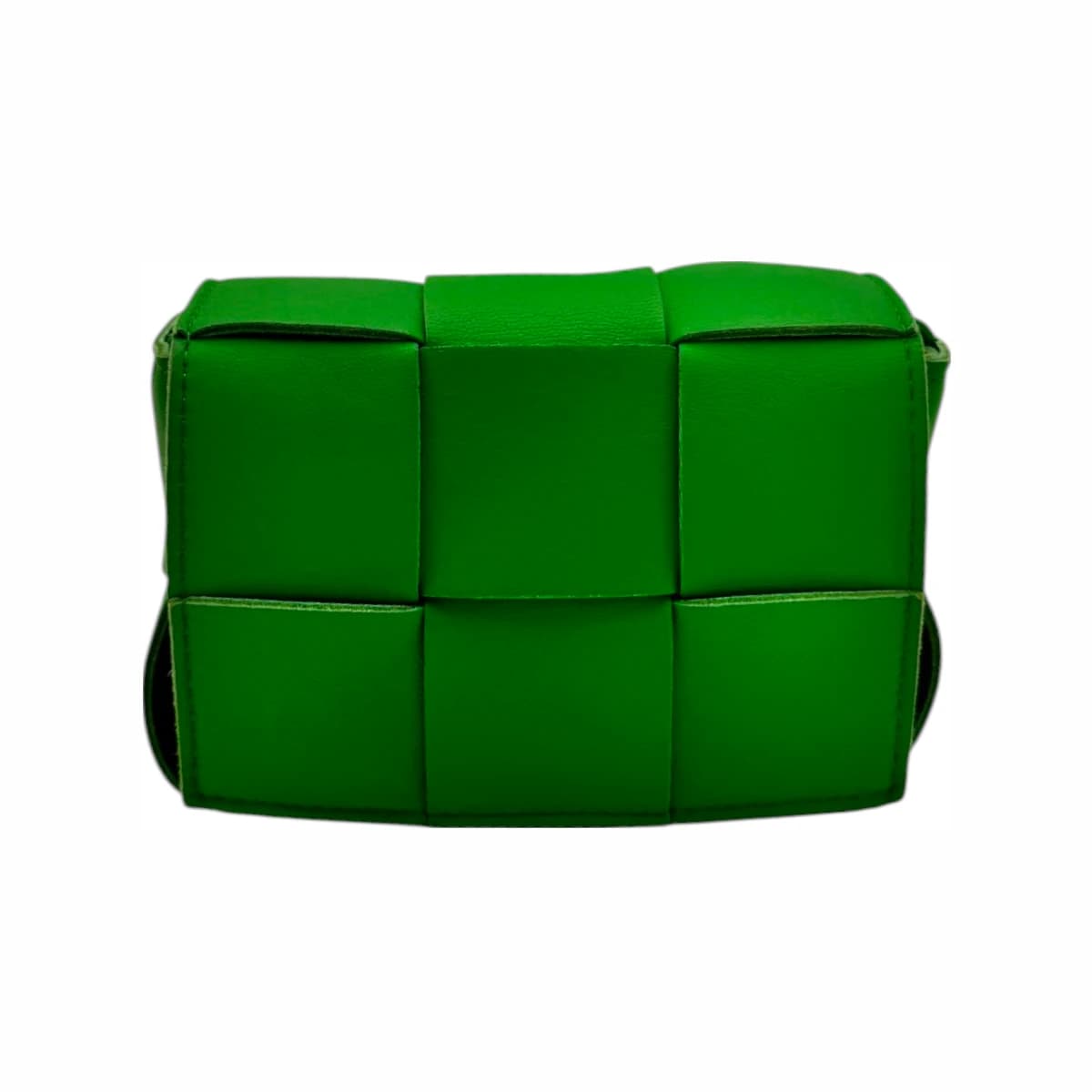 BOTTEGA VENETA 보테가베네타 그린 인트레치아토 미니 카세트백