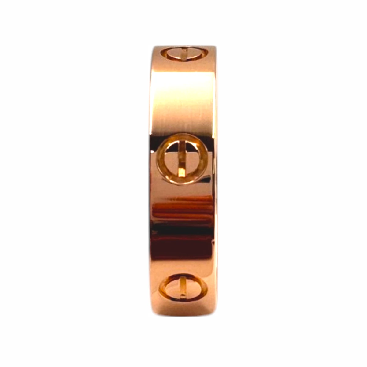 CARTIER 까르띠에 클래식 러브 밴드 링 18K 핑크골드 64호 18K 옐로골드