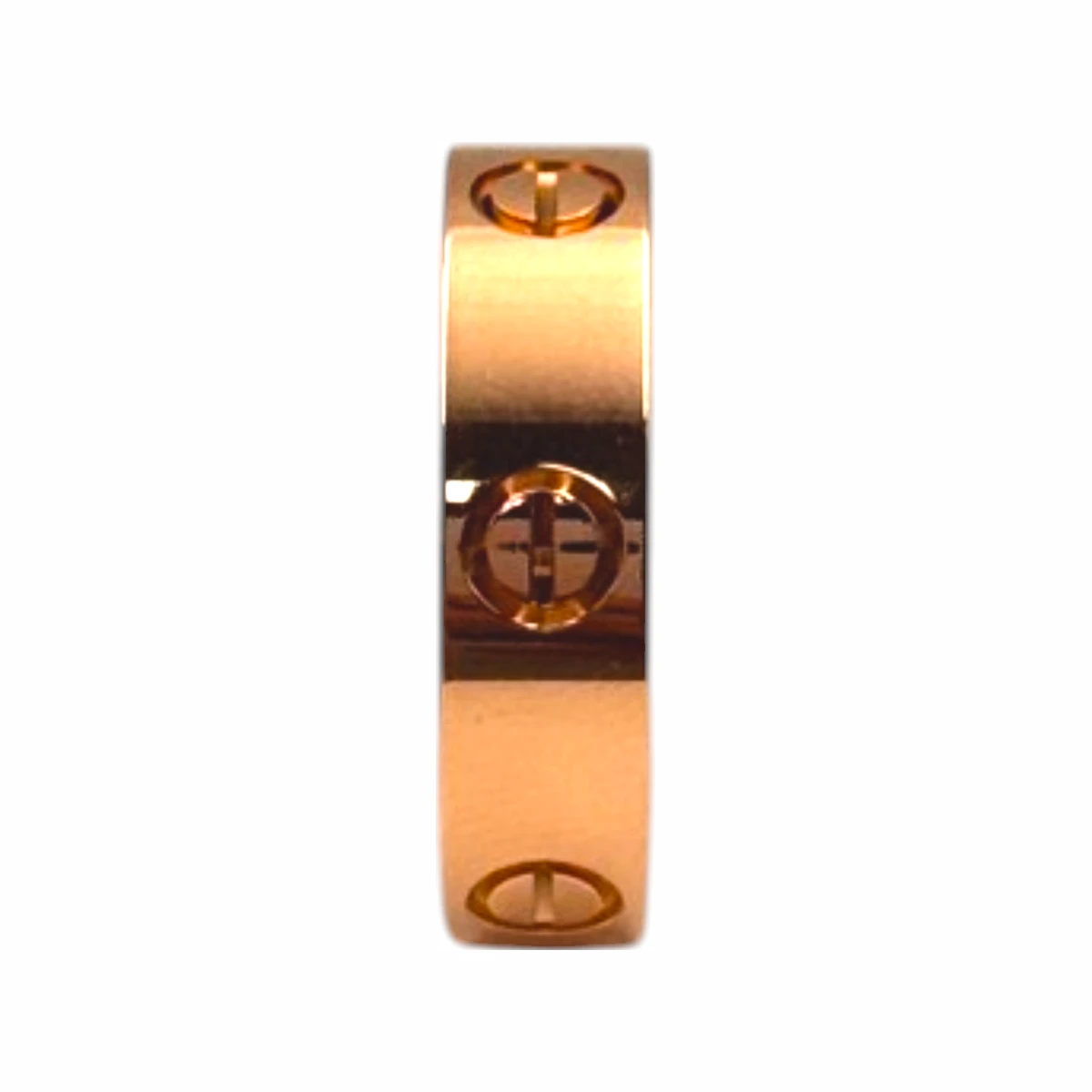 CARTIER 까르띠에 러브 밴드 링 클래식 18K 핑크골드 59호 18K 옐로골드