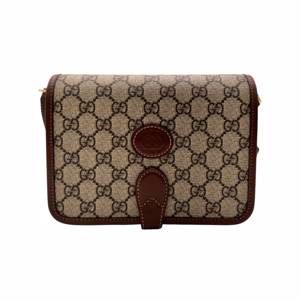 GUCCI 구찌 GG 수프림 캔버스 인터로킹 숄더백