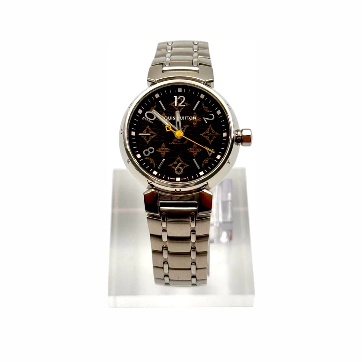 LOUIS VUITTON 루이비통 땅부르 모노그램 메탈 시계 25mm