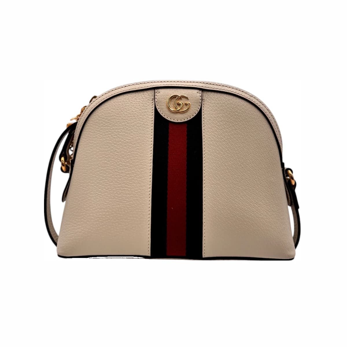 GUCCI 구찌 아이보리 레더 GG 오피디아 크로스백 베이지 가죽