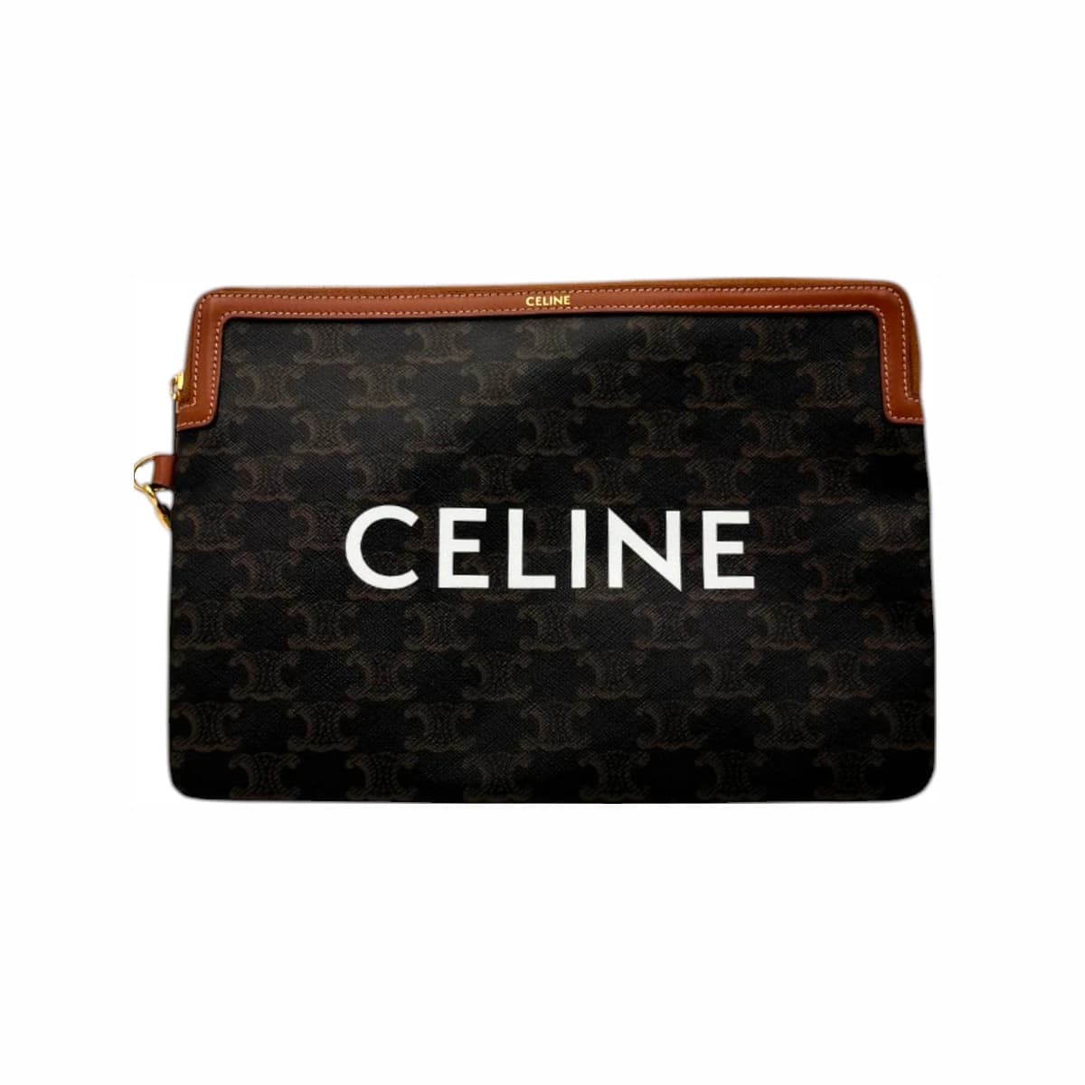 CELINE 셀린느 트리오페 스몰 스트랩 클러치백 가죽