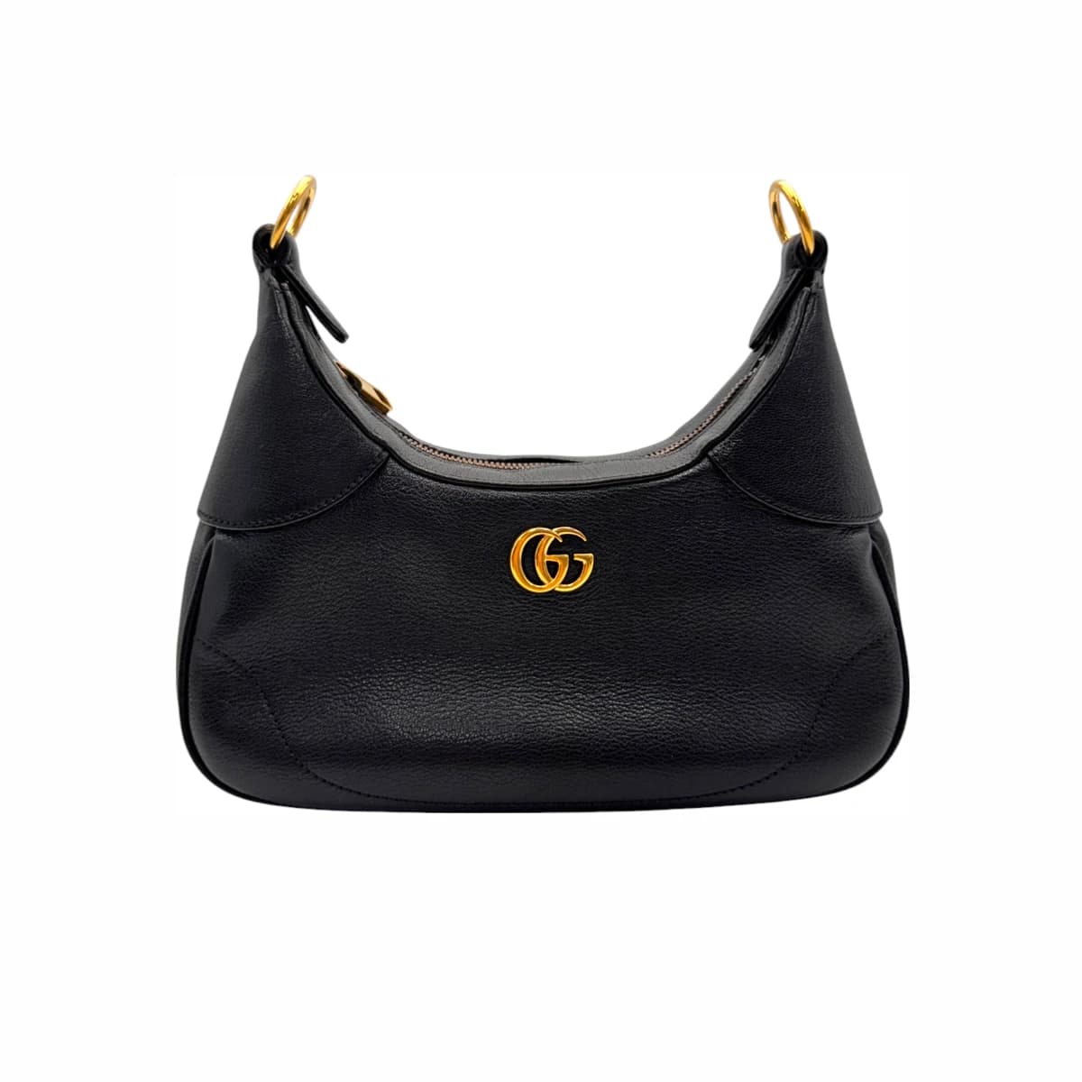 GUCCI 구찌 블랙 레더 아프로디테 스몰 체인 숄더백 가죽
