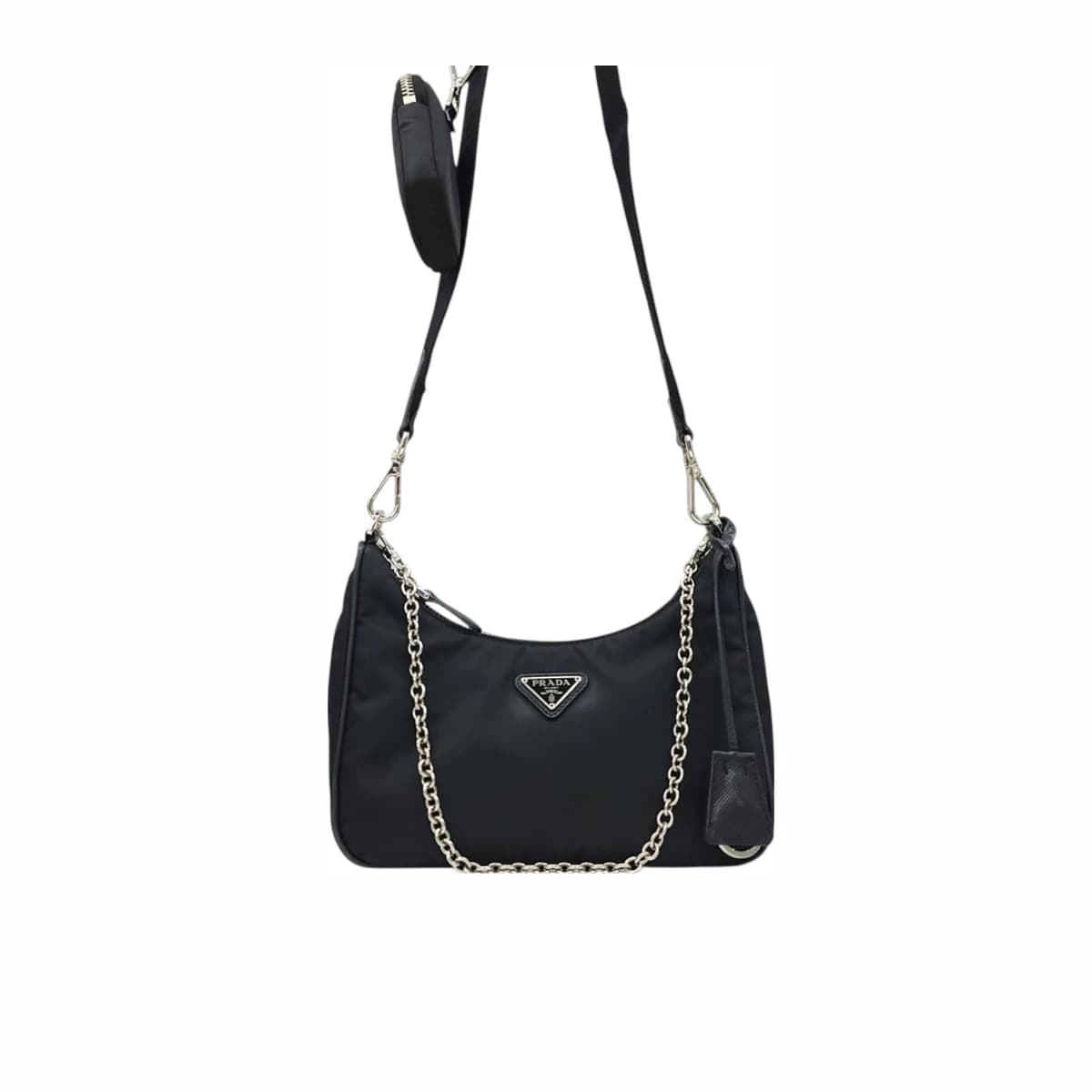 PRADA 프라다 리에디션 2005 테수토 리나일론 크로스백 블랙