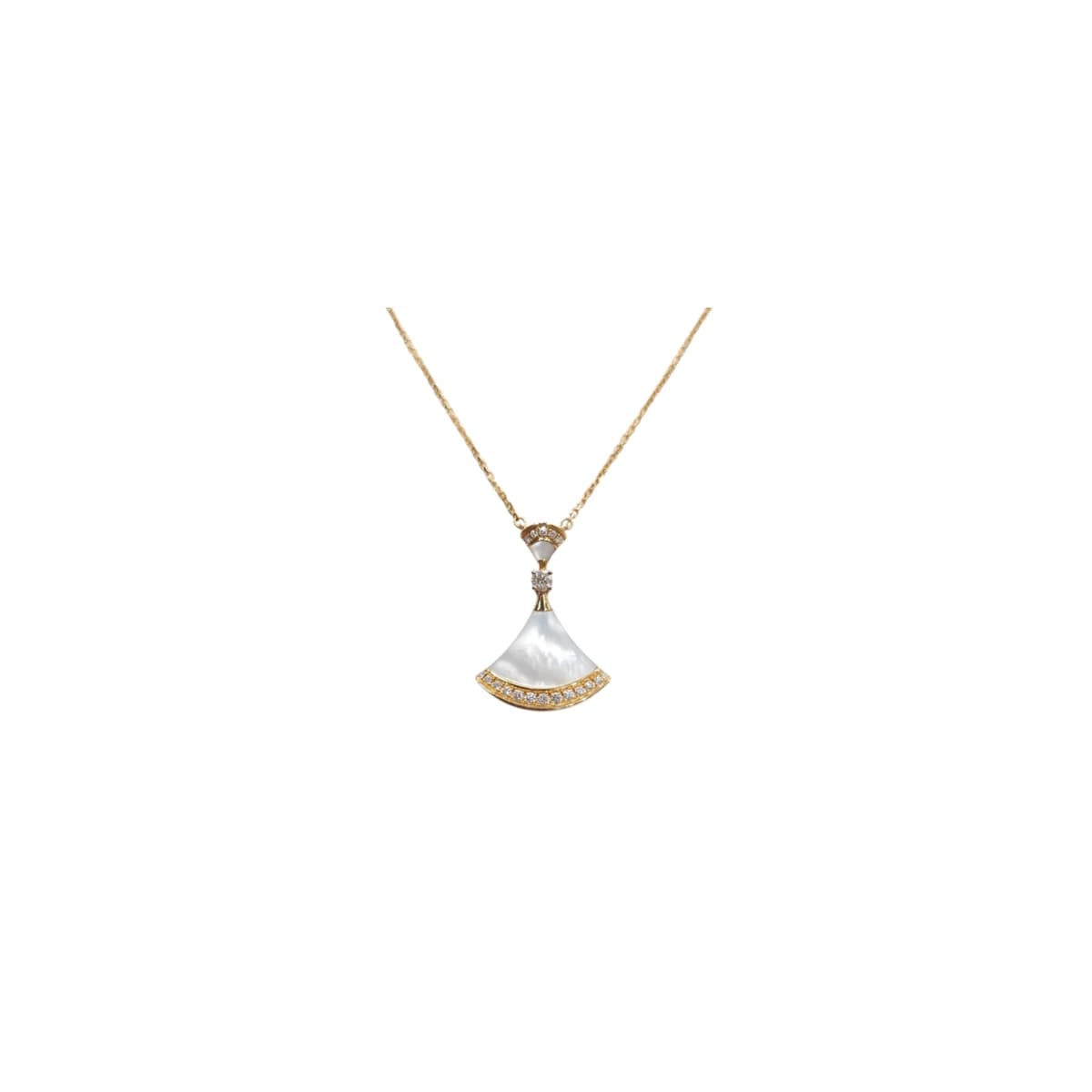 BVLGARI 불가리 다이아디바스 드림 목걸이 마더오브펄