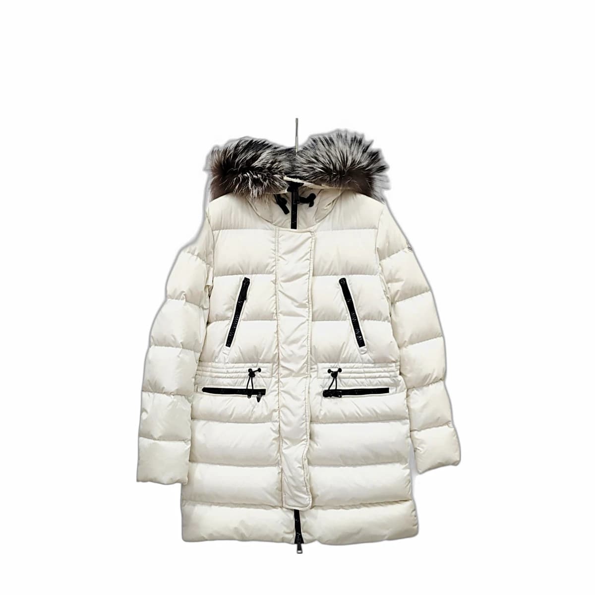 MONCLER 몽클레어 아프로티티 폭스퍼 후드 패딩