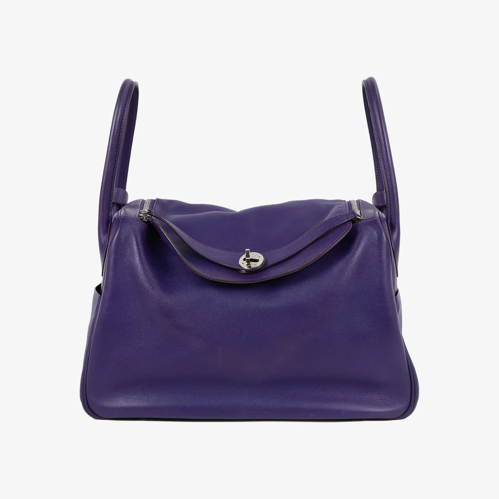 HERMÈS 에르메스 린디 34 파워바이올렛 은장